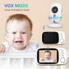 DBIT VB603 Monitor dziecięcego WiFi Kamera nadzoru wideo i patrz Moblie 3,2 cala 2 -Way Audio Call Nocne Widzenie dla dzieci L230619