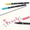 Markers Japan10 teile/satz Kalligraphie Stift Set Dual Weichen Pinsel Aquarell Marker Stift Zeichnen Schriftzug Animation Design Malerei Kunst Liefert