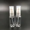 Klare Kunststoff-Sprühflaschen, 20 ml, leer, Feinnebelsprüher für Reiseparfümzerstäuber für Reinigungslösungen oder Desinfektionswasser Jjupn