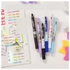 Pensje 36 szt./Lot Creative Dog Press Pen Cute 0,5 mm czarny atrament podpis Pens School School Supplies Prezent papierniczy