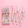 Pennor 36 datorer/parti kawaii prinsessan djur raderbar gel penna set söt 0,5 mm neutrala pennor brevpapper presentkontorskola försörjning grossist