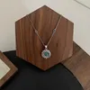 20% KORTING op Gujia's nieuwe 925 sterling zilveren gebruikte geoliede zonnebloemketting Turkoois mode-sieraden