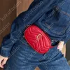 Fashion Waist Bag For Woman Leather Luxury Fanny Pack Pillow Classic Gold Buckle Belt Bag Chain Causal Crossbody Chest Bags