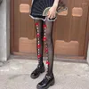 Frauen Socken Bowknot Aushöhlen Strumpfhosen Sexy Dünne Strümpfe Ins Spitze Strumpfhosen Schwarz Weiß Fishnet Seide Cosplay Lolita