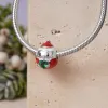 For pandora charms authentic 925 silver beads Christmas Crutch Biscuit Dangle Bead