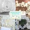 Autres fournitures de fête d'événement 94pcs kit de guirlande d'arche de ballon blanc pur mat avec ballons en latex transparents pour mariage enfants anniversaire décorations de douche de bébé 230628