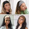 Bandanas Mode Femmes Solide Couleur Élastique Bandes De Cheveux Yoga Sport Bandeau Turban Maquillage Cerceau De Cheveux Vintag Headwrap Accessoires De Cheveux x0628