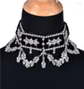 Choker Chokers Rhinestone Statement Crystal Gem Luxury Velor Collar Chocker Chunky Y Necklace Women Jewelry AccessorySchokers Gord22