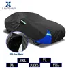 Cubiertas X Autohaux Full Universal impermeable a prueba de nieve al aire libre Auto Car Cover Rain Sun Protector para sedán poliésterHKD230628