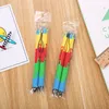 Pens 20 Pcs Removable Cartoon Ballpoint Pen Creative Foldable Ball Pens Japanese Stationery Students Office Supplies Wholesale