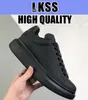 LKSS Designer Woman Shoe Leather Lace Up Men Fashion Platform Sneakers White Black Mens Womens Luxury Velvet Suede Casual Shoes Chaussures D