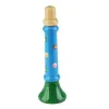 Trompette en bois colorée Buglet Hooter Bugle Kids Instrument de musique Jouet éducatif pour enfants Couleur aléatoire