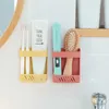 Boîte de rangement murale en plastique organisateurs de cuillère organisateur de maquillage Articles pour un usage quotidien bureau maison cuisine bain boîte de rangement