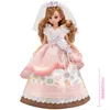 Dolls Tomy Liccachan Doll Ld05 Melty Wedding Dress Up Bride Luksusowa wspaniała Licca Princess Toy For Girl Prezent 176879 230629