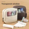 Bags Kokuyo Small Items Storage Bag Portable Cute Cosmetic Bag Sticker Tape Hand Account Storage Bag Visible Stationery Storage Bag