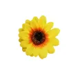 Flores secas, 10 Uds., 8cm, cabeza de flor Artificial de girasol de seda grande para decoración de cajas de boda, accesorios hechos a mano, flores falsas