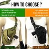 Outdoor-Taschen Multifunktionale verdeckte taktische Aufbewahrung Gun Bag Holster Herren links rechts Nylon Umhängetasche Anti-Diebstahl-Tasche Brusttasche Jagd 230629