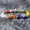 11pcs/Set with Gift Box Natural Healing Crystal Stone Chakras Bracelet Quartz Mineral Ornaments Crafts Hexagon Pendant Necklaces Jewelry Sets