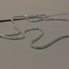 Glinsterende modieuze snake bone titanium stalen ketting dames superieur gevoel eenvoudig paar sleutelbeenketting Geselecteerde liefhebberscadeaus voor vrouwen Y23164