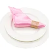 Serviette De Table 50pcs 30x30cm Carré Satin Serviettes De Table Mouchoir Doux Banquet De Mariage Romantique Nappe Dîner Décoration Serviettes Personnalisées 230628