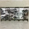 Dividers Decor Wall Divider Partition Screen Art Decal Kitchen Wooden Chinese Folding Divider Panel Room Partitions Room Screen