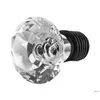 Bar Tools Barware Crystal Beverage Bottle Stopper Korks Vindekoration Zinklegering och glas Återanvändbar diamantplugg Drop Delivery Hom DHH8G