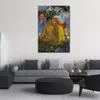 Arte Figurativa em Tela Contes Barbares Aka Primitive Tales Paul Gauguin Paintings Handmade Modern Art Kitchen Room Decor