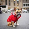 Hundkläder Waterproof Raincoat Pet Jacket Bulldog Windbreaker Poodle Pug Bichon Puppy Coat Rainwear Pu S 5xl High Quality 230628