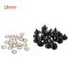 Doll Accessories 20PCS Black Plastic Safety Eyes For Teddy Bear Dolls Toy Animal Felting 620mm #H055# 6MM 8MM 9MM 10MM12MM 14MM 16MM 18MM 20MM 230629