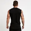 Camisetas sin mangas para hombre, ropa de gimnasio de marca, camiseta de Color sólido para hombre, Camiseta sin mangas de entrenamiento para culturismo para hombre