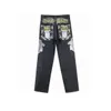 Heren Jeans Zwart Baggy Hip Hop Designer CHOLYL Merk Skateboard Broek losse Stijl True HipHop Rap Jongen size3046 230629