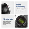 accessories Ttartisan 50mm F1.2 Large Aperture Portrait Camera Lens for Canon M Nikon Z Sony E Mount Fujifilm X Panasonic Olympus M43 Lens