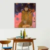 Genç Bir Kadının Sembolik Tuval Sanatı Portresi Vaite Paul Gauguin Boyama El Işi Modern Manzaralar Otel Odası Dekoru