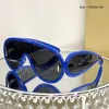 2023 Fashion Oval Sunglasses Brand Designer Male/Female Platform sunglasses One piece Street Gradient Glasses W40108I Top quality