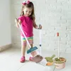 Tools Workshop Kids Cleaning Set Housekeeping Preteny Play Kit Cleaning Toys Gift inklusive Broom Mop och mer för småbarn 230628