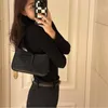 bolsa de designer bolsa de alta qualidade bolsa de luxo bolsas de luxo bolsa de designer crocodilo preto alça de ombro ajustável bolsas de moda bolsa de mulher designer