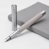 ペンラグジュアリーファウンテンペン0.5mmブラックfペンスチールインクペンシンプルなビジネス署名ペンライティングペンオフィスステーショナリー