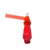 Mini-Shisha-Totenkopf-Farbe, Kunststoff-Rauchpfeifen, Wasserpfeife, Glasfilterpfeife, tragbare Flaschenpfeife und Zigarettenzubehör