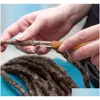 Nål 3 st/set dreadlock virkning krok för hårverktyg flätar hantverk fruktlås nålar 0,5 mm 0,75 mm xb1 droppleverans hem trädgård texti dhxor
