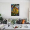 Arte Figurativa em Tela Contes Barbares Aka Primitive Tales Paul Gauguin Paintings Handmade Modern Art Kitchen Room Decor