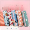 Crayon Sacs Mignon Dessin Animé Zipper Cas Porte-Stylo Maquillage Pochette Organisateur Toile Papeterie Sac De Rangement Pour Enfants Pas De Crayons Xbjk2105 Dr Dhp1W