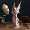 Decoratieve Objecten Beeldjes Mooie Engel Woondecoratie Beeldje Miniatuur Bloem Fee Standbeeld Sculptuur Moderne Woonkamer Decor Bureau Kunst 230628