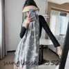 Halsdukar 4Kolors Womens Scarf Printed Casual Fashion Designer Scarf Designers Pashmina Schal Dark Brown