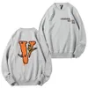 Sweats à capuche design pour hommes vlone pull ras du cou badge Sweats à capuche O Neck Hoodies Pull à manches longues femme pierre hommes top Island pull pull Automne D2