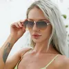 Sunglasses Arrival Men's Luxury Retro Aviation Style Sunglasses Women Brand Design Double Beam Cool Driving Sun Glasses 230628