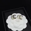 2023 nowa marka klasyczna emalia CC stadniny kolczyk moda S925 srebrny designerski kolczyk europejskie luksusowe kolczyki dla kobiet biżuteria