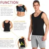 Cintura Tummy Shaper Hombres Sudor Sauna Body Shaper Chaleco Entrenador de cintura Adelgazante Camiseta sin mangas Fajas Corsé Gimnasio Ropa interior Mujeres Fat Burn Workout Trimmer 230629