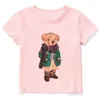 T-shirts Children's 2-9 Years Old Boys and Girls T-Shirts Stray Panda Pattern Summer Short Sleeve Tops Casual Toddlers Teens 230628