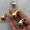 Orecchini in argento di nuova concezione Orecchini con ciondolo a forma di orecchio Orecchini in rame placcato oro Orecchini da donna Gioielli firmati Evc005