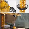 ElectricRC Car Upgrated Version Remote Control Construction Crane 6ch 128cm 680 Rotation Lift Model 2.4G RC Tower Crane Toy for Kids 230628